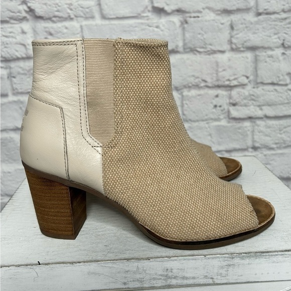 Toms Whisper Majorca Canvas & Leather Bootie - Picture 8 of 16